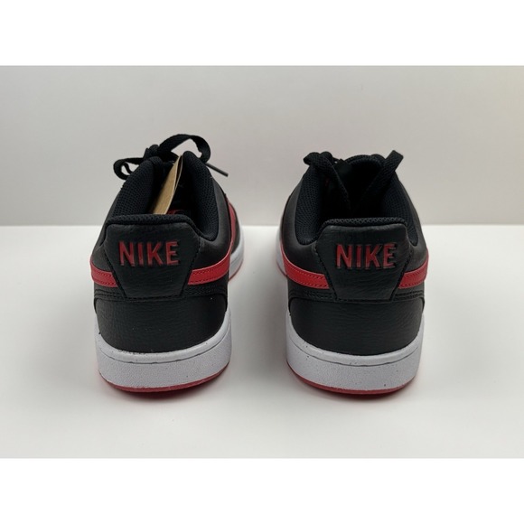 Nike Court Vision Lo NN Sneakers Men's Size 12 Black/Red/White FJ0685-010 - Picture 2 of 7